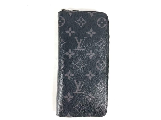 Louis Vuitton Monogram Eclipse Long Wallet Black