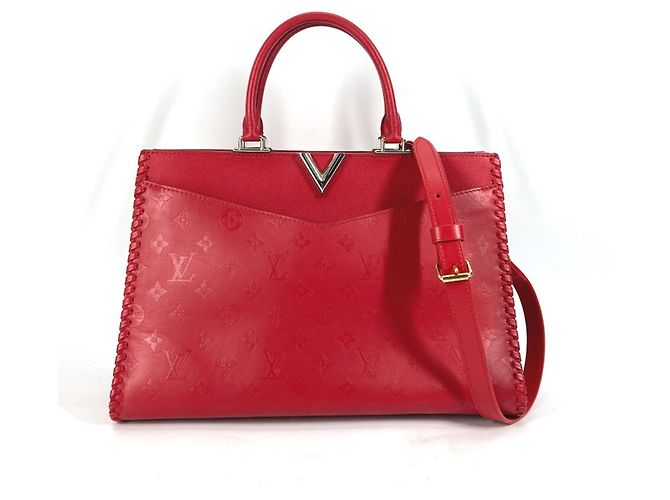 Louis Vuitton Monogram Very Zip Tote Rot Monogramm