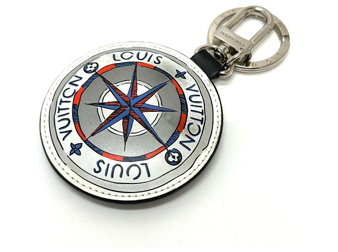 Louis Vuitton Damier Graphite Keyring Black White