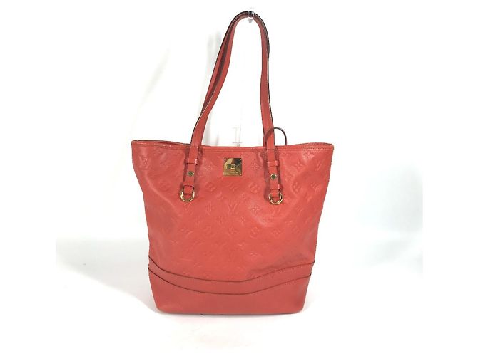 Borsa a Spalla Bucket Citadines PM in Monogramma Empreinte Louis Vuitton Rosso