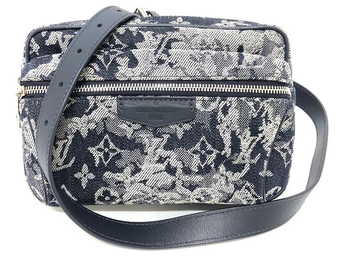Louis Vuitton Monogram Tapestry Bumbag Navy blue