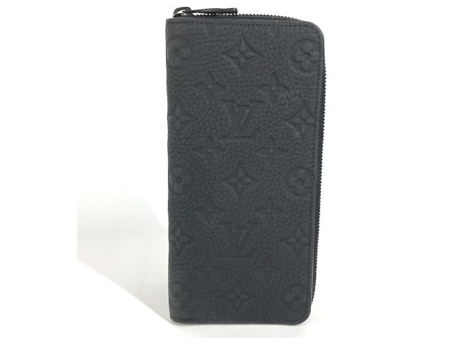 Louis Vuitton Monogram Lang Geldbörse Schwarz Monogramm
