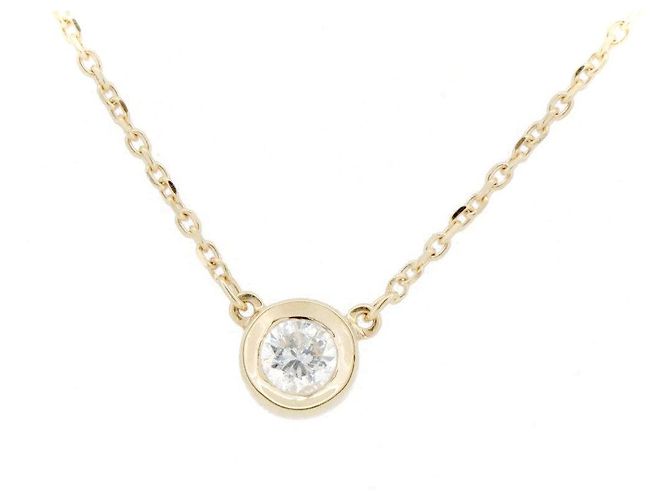 Autre Marque Collar de diamante Au750 4℃ Rosa