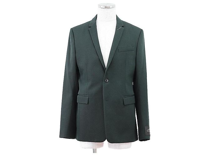 Dior Atelier 100% Wool Jacket Green Olive green