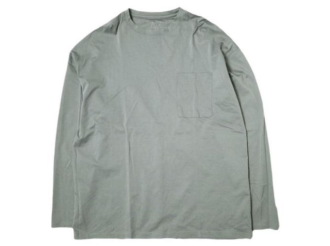 Autre Marque T-shirt a maniche lunghe in cotone Supima Silket A4A Grigio