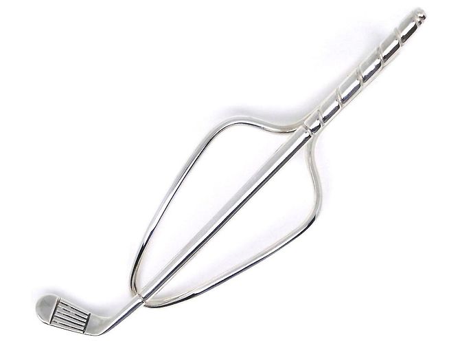 Tiffany & Co Fermaglio per cravatta in argento sterling Tiffany Putter