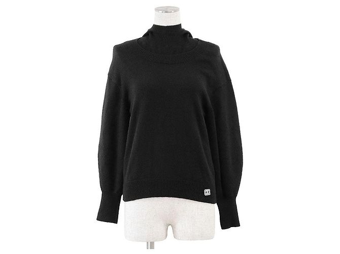 Chanel P71567 Maglieria in Cashmere Nero
