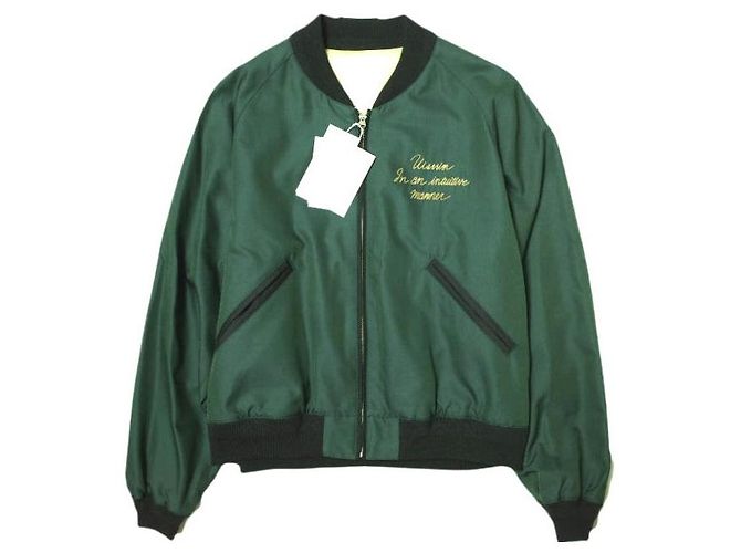 giacca in lana e seta HACKETT SWING TOP visvim Verde 