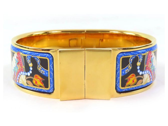 Pulsera de esmalte cloisonné Hermès Multicolor 