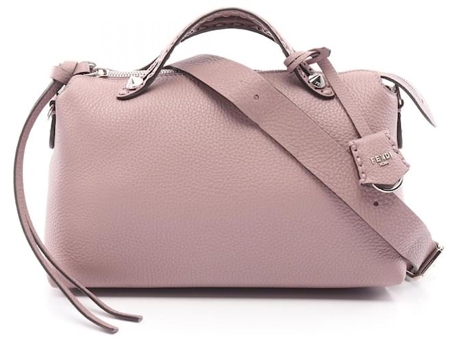 Fendi BY THE WAY SOFT MEDIUM Leather Handbag Purple  ref.2385531