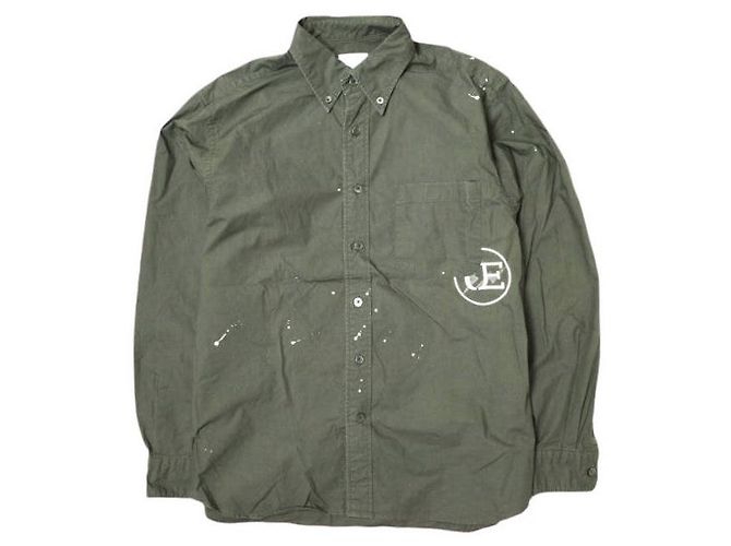 Autre Marque uniform experiment HEMD BIG B.D TROPFEND Baumwollhemd Grau Anthrazitgrau