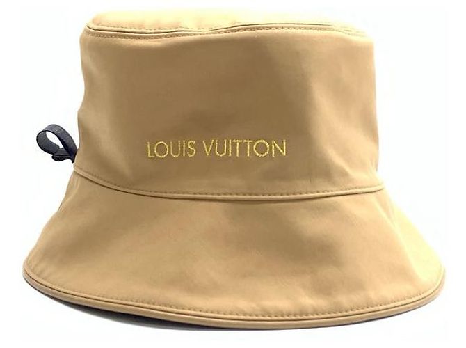 Bucket Cappello Louis Vuitton Nero Cotone Lana