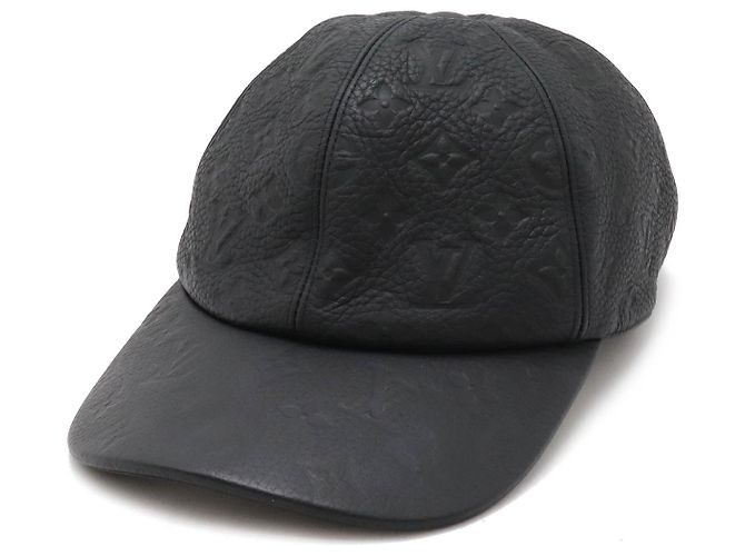 Louis Vuitton 1.1 Monogram Leather Cap Black