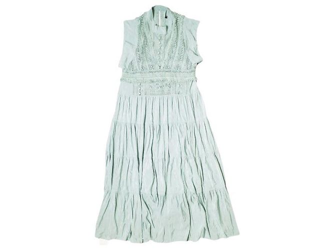 Autre Marque VESTIDO COMBINADO DE ENCAGE AILA AULA Azul
