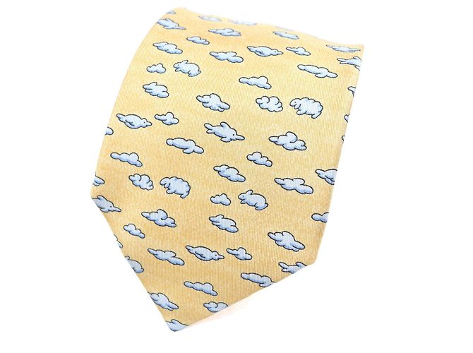 Hermès Hermes Silk Tie Orange
