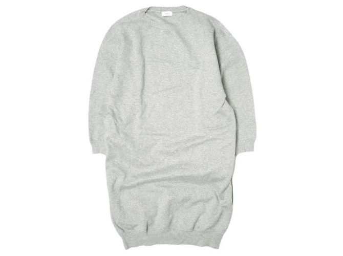 Autre Marque EN ROUTE Baumwoll-Polyester-Kleid Grau
