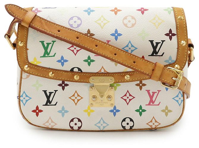 Louis Vuitton Sologne Monogram Multicolore Shoulder Bag White