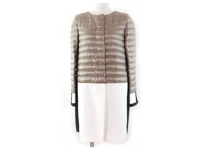 Autre Marque Abrigo de plumas Herno Switching Beige