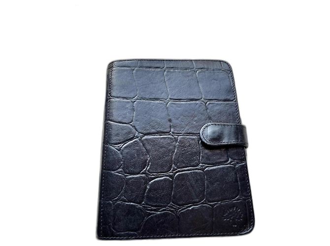 Mulberry Croco Agenda Planner