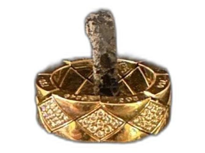 Cambon Anello Chanel Trapuntato D'oro