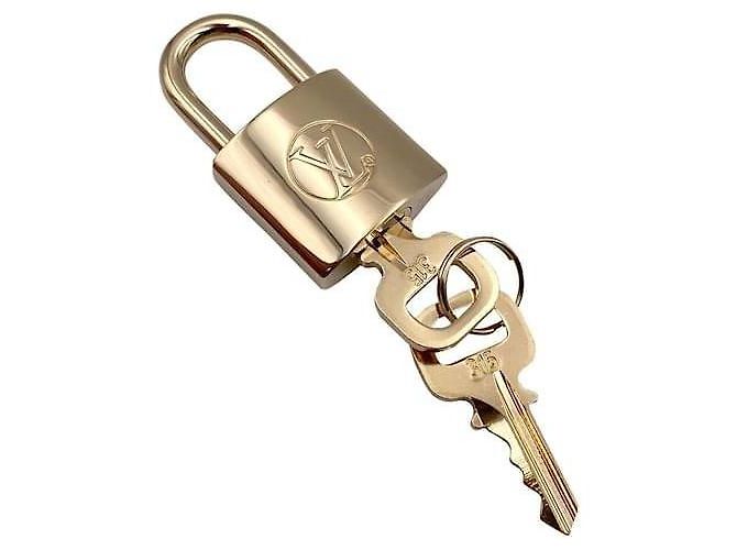Cadenas Louis Vuitton No. 315 avec 2 clés Or Doré