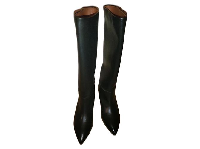Jerome Dreyfuss Sandie 50 Black Leather Boots