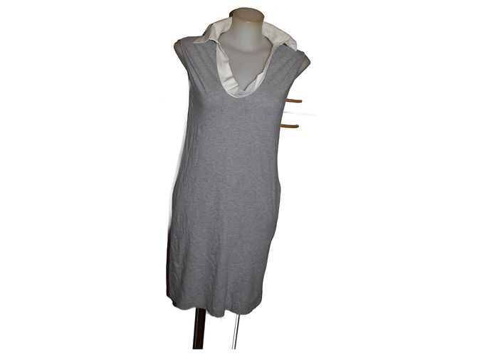 Vestido mini Malo de algodón gris XS