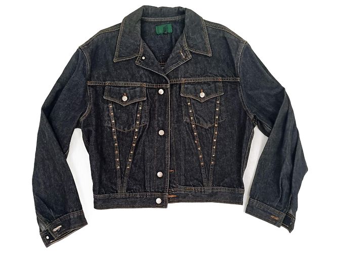 Jean Paul Gaultier Junior Gaultier vintage denim jacket Black