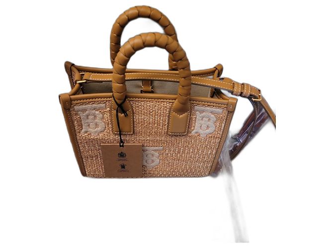 Bolsa tote Freya mini Burberry Bege