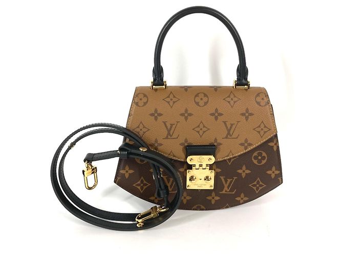 Borsa 2 in 1 Tilsitt Monogramma Reverse Louis Vuitton Marrone Beige