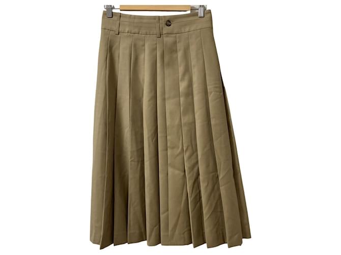 Autre Marque BEAUTY&YOUTH UNITED ARROWS Pleated Skirt Beige  ref.2434191