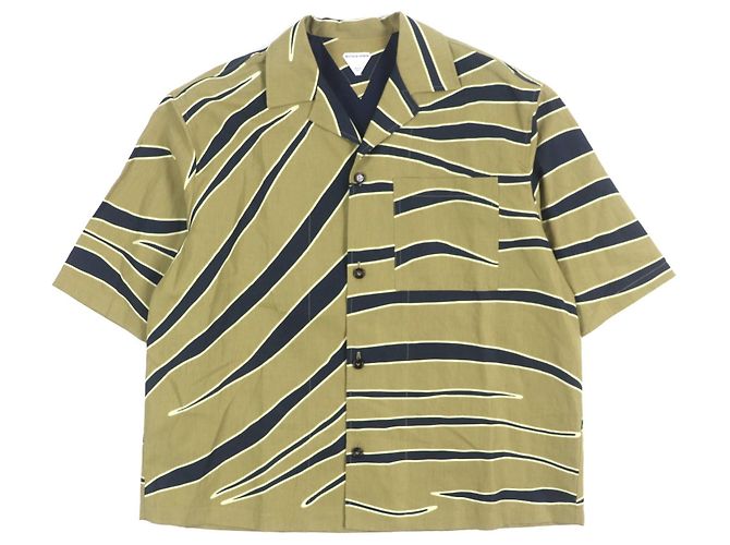 Camisa de algodón Bottega Veneta Beige