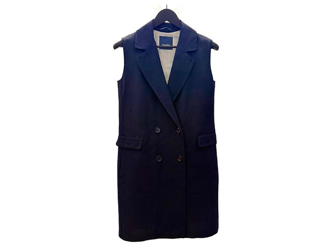 Max Mara S'Max Mara Westenkleid Marineblau