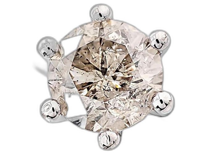 Autre Marque Solitärring aus Weißgold und Diamant 0,93 ct