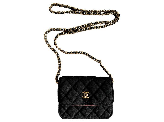 Timeless Chanel Mini bolsa Clássica atemporal Preto