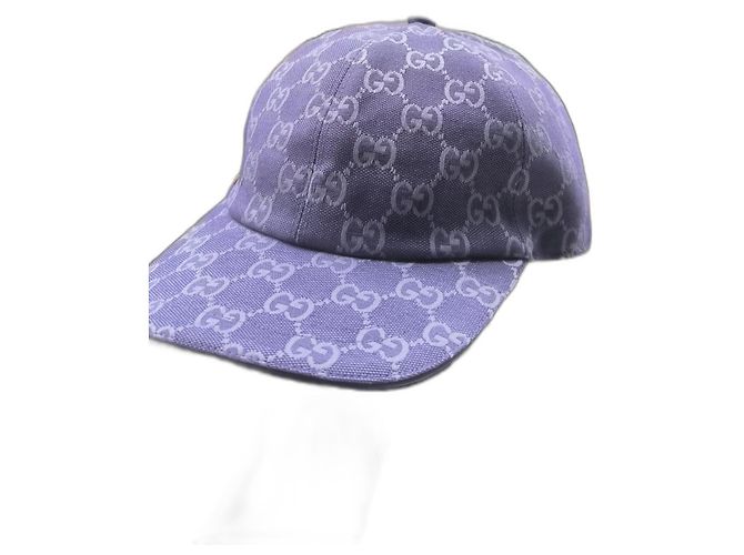 Blue Gucci gg cap Baseball Hat