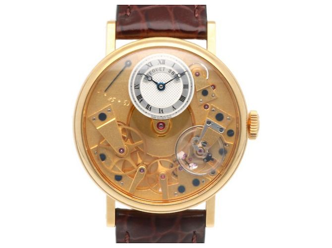Relógio de pulso Breguet Tradition em ouro 18K com corda manual