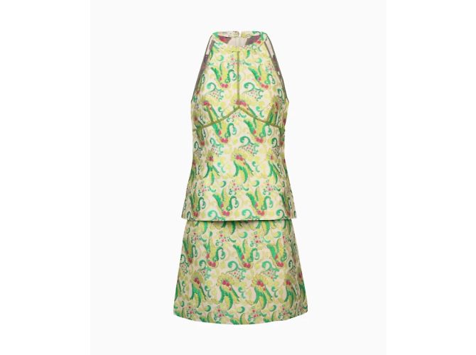 Prada Abendkleid, Modell Baroque Pastel SS2003. Grün