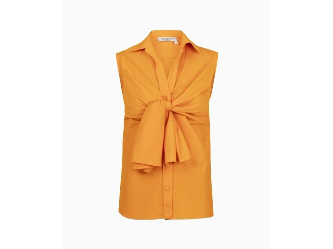Camicia Yves Saint Laurent, modello Popeline FW2004 di Tom Ford. Arancione