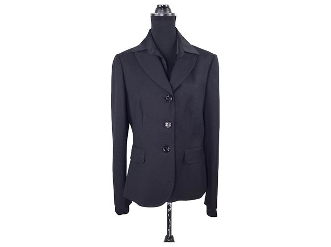 Moschino Cheap And Chic Moschino vintage black wool jacket 