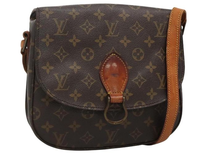 LOUIS VUITTON Monogram Saint Cloud GM Shoulder Bag M51242 LV Auth 129618
