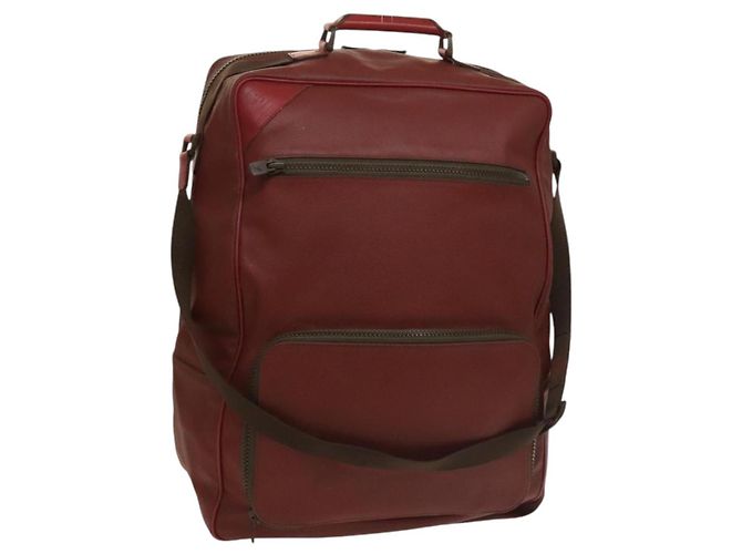 LOUIS VUITTON LV Cup Challenge line Shoulder Bag Red LV Auth bs28142
