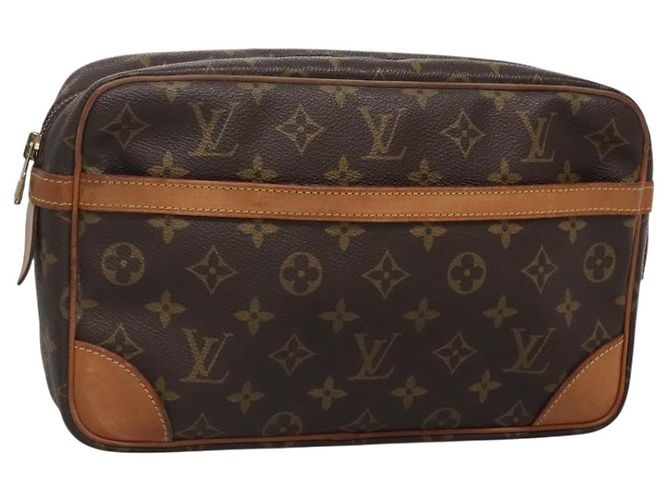 LOUIS VUITTON Clutch Compiegne 28 M51845 LV Auth 129666 Monogramm
