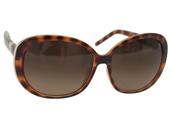 Chloé Chloe Sunglasses plastic Brown Auth BA4546
