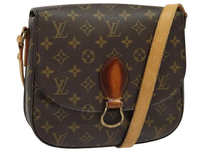 LOUIS VUITTON Monogram Saint Cloud GM Shoulder Bag M51242 LV Auth 139343