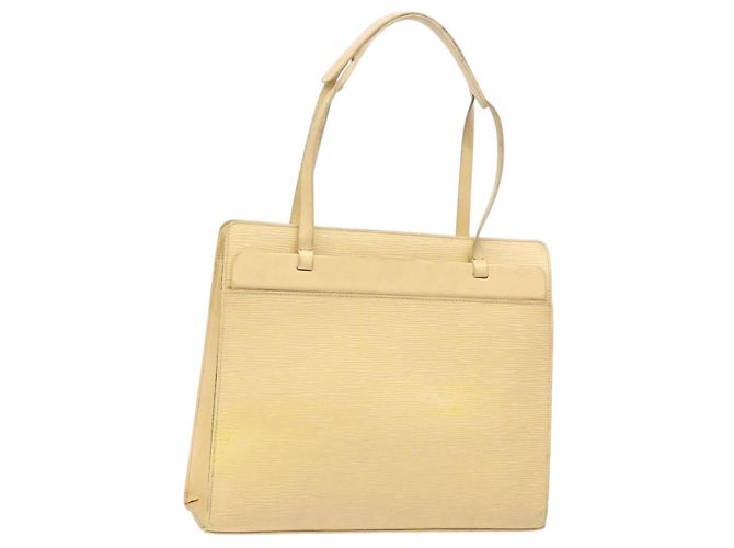 LOUIS VUITTON Epi Croisette PM Tote Bag Vanilla M5249A LV Auth bs28602