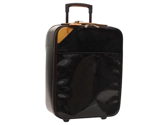 LOUIS VUITTON Maleta Pegas 45 Monogram Vernis Amarante M91277 LV Auth 133698 Burdeos