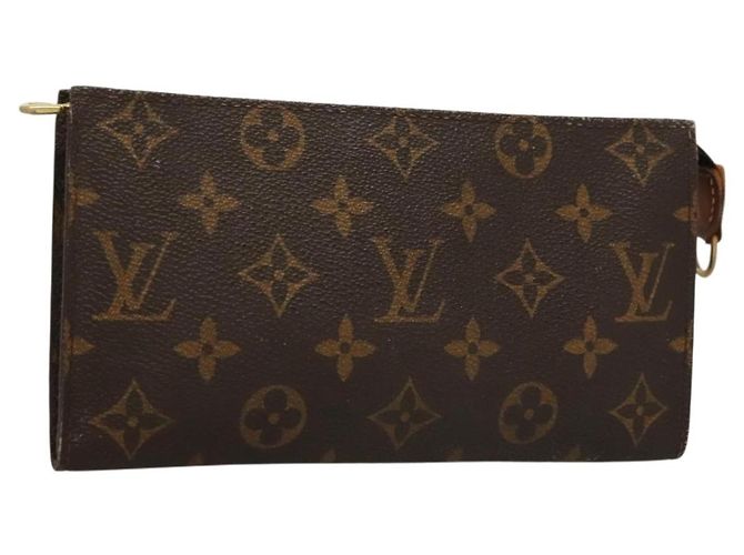 LOUIS VUITTON Monogram Bucket GM Accessory Pouch LV Auth 133358