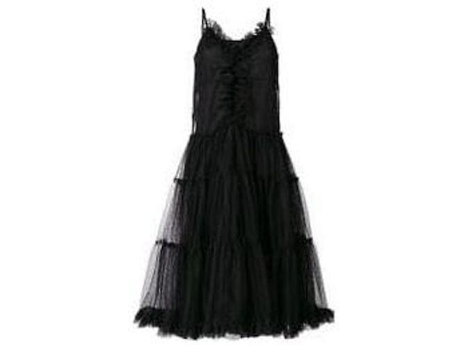 Autre Marque Isabelle Blanche Tüllkleid Schwarz