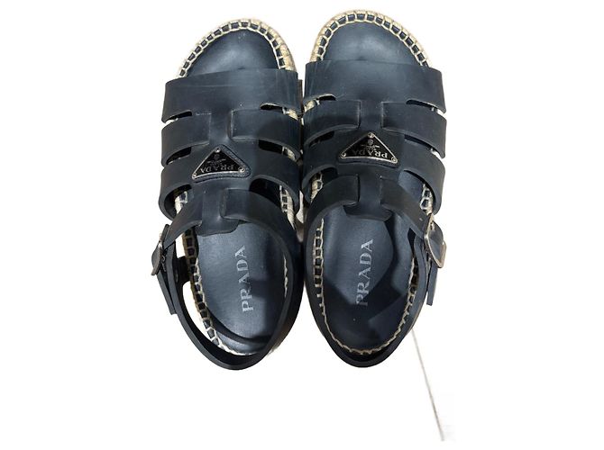 Prada Styler Clog Sandals Model Black